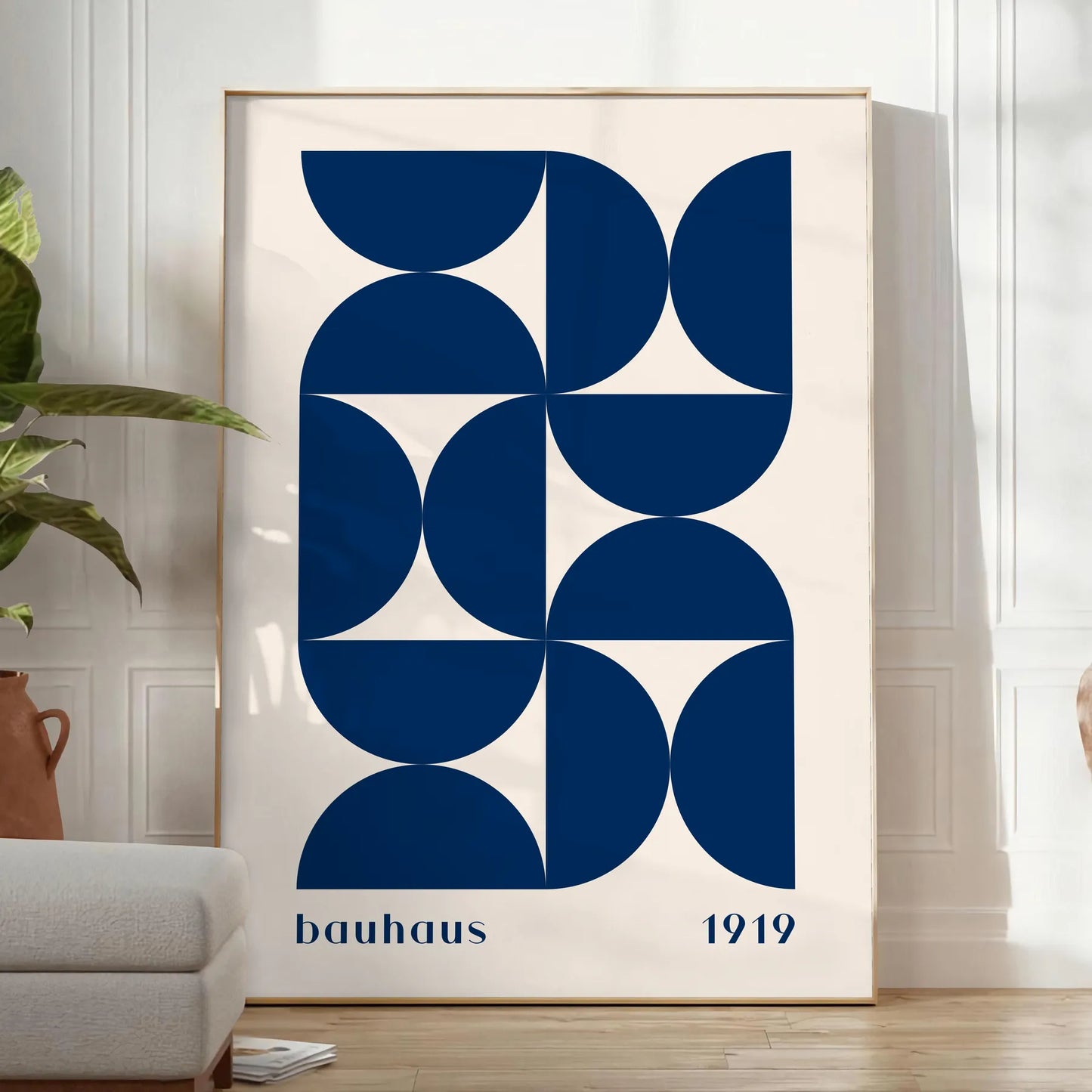 space vintage Bauhaus poster stunning piece wall art essence design unique gift artwork ideal lovers interior enthusiasts unframed options style