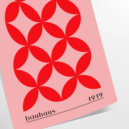 space Bauhaus prints essence modernist art vibrant poster perfect wall piece unique gift unframed version best style