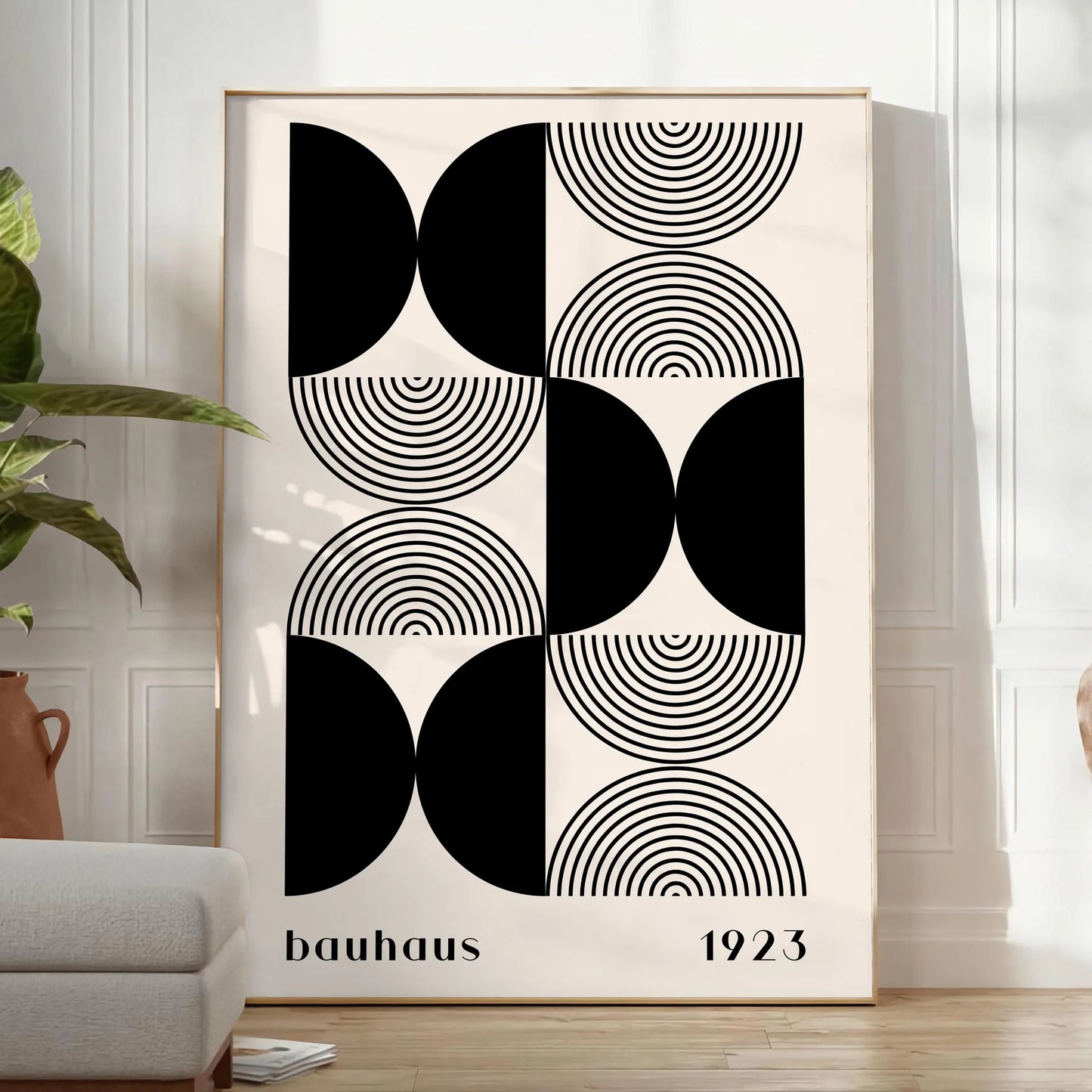 space trendy Bauhaus prints essence modernist art stunning poster perfect gift lovers room gallery contemporary wall sizes A4