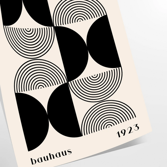 space trendy Bauhaus prints essence modernist art stunning poster perfect gift lovers room gallery contemporary wall sizes A4