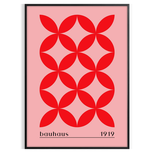 space Bauhaus prints essence modernist art vibrant poster perfect wall piece unique gift unframed version best style