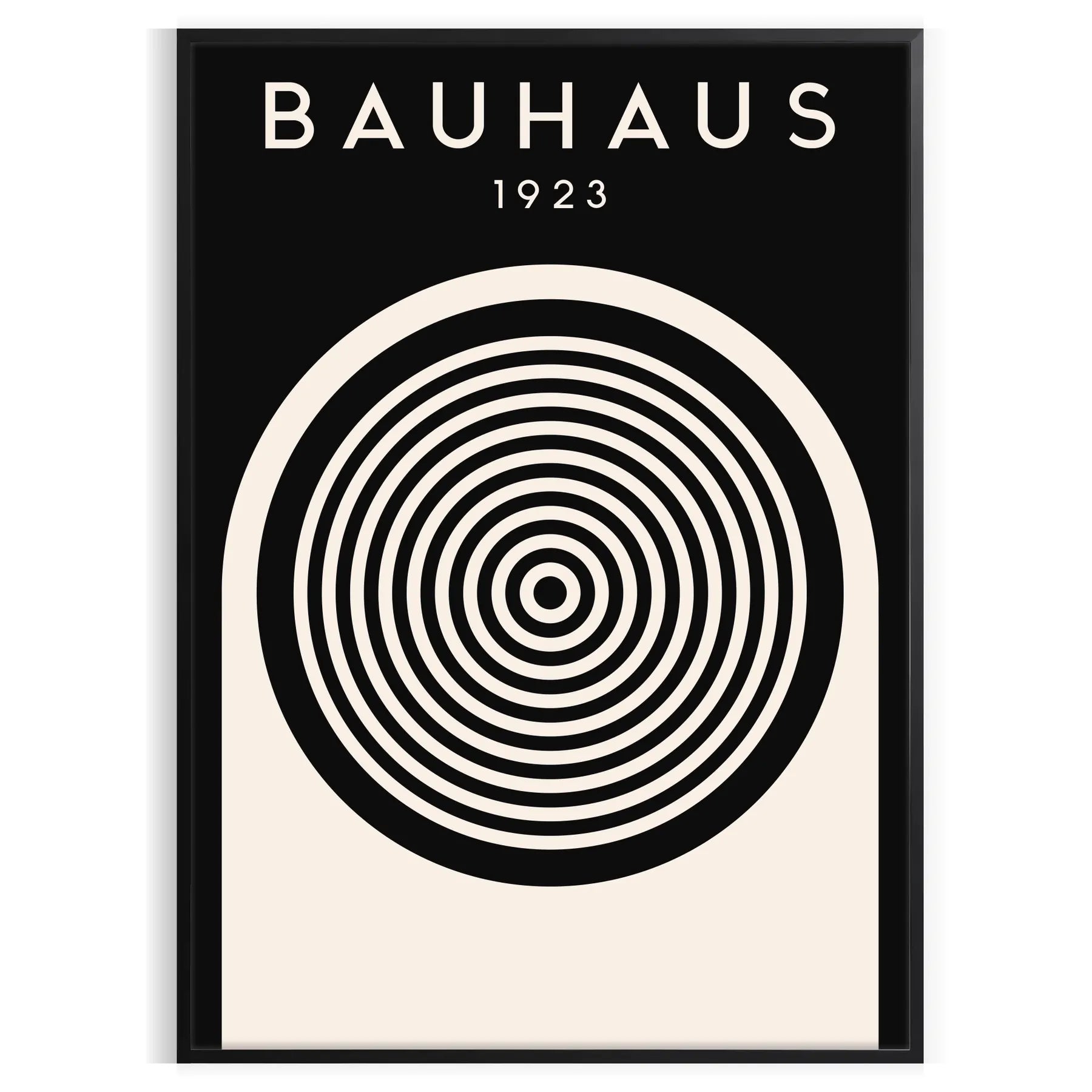 space Bauhaus Poster Art stunning piece wall iconic design principles gift home decor artwork timeless classic finish framed