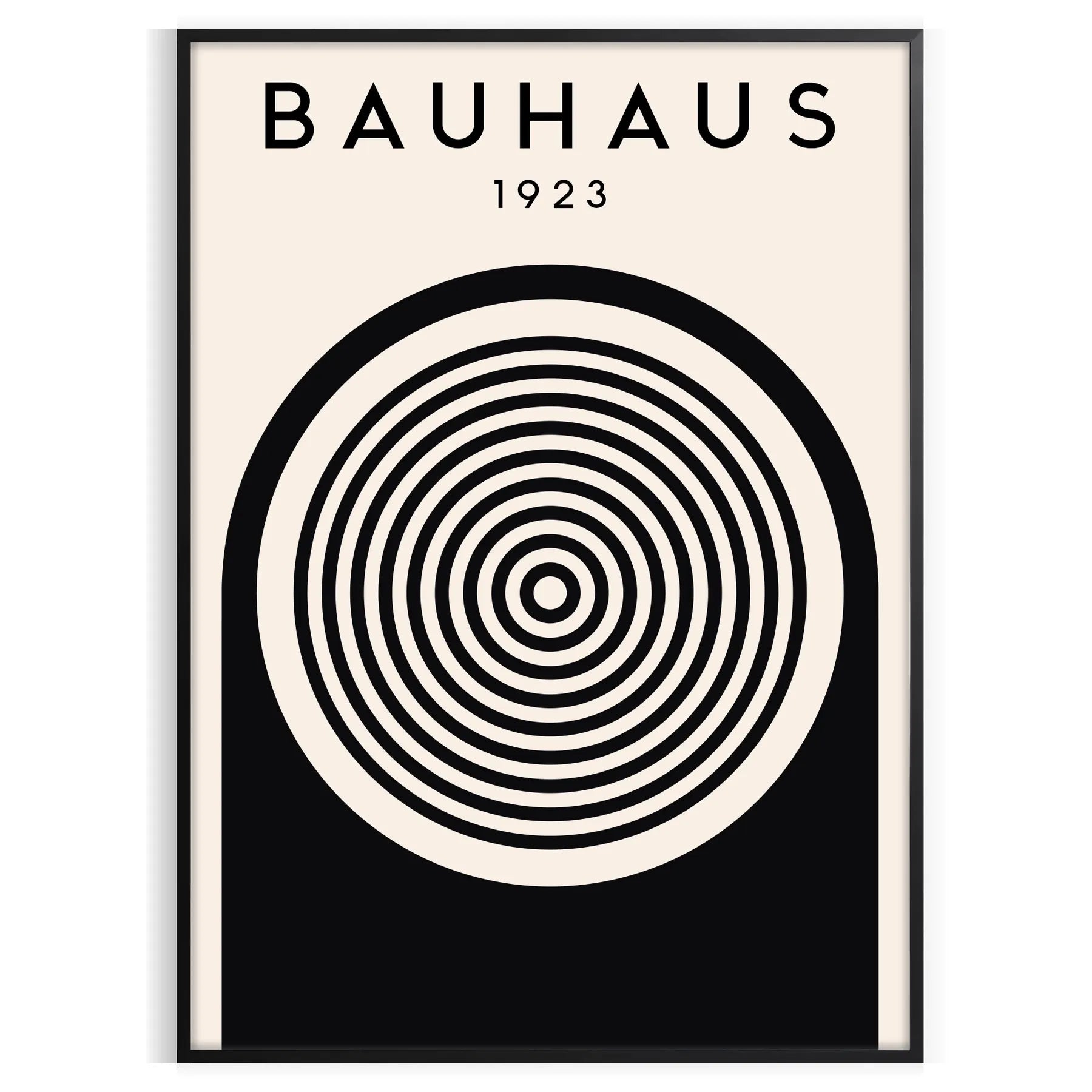 space Bauhaus poster captivating tribute modern design stunning wall art print bold geometric patterns vibrant colors perfect gift enthusiasts versatile sizes A4 cm A0