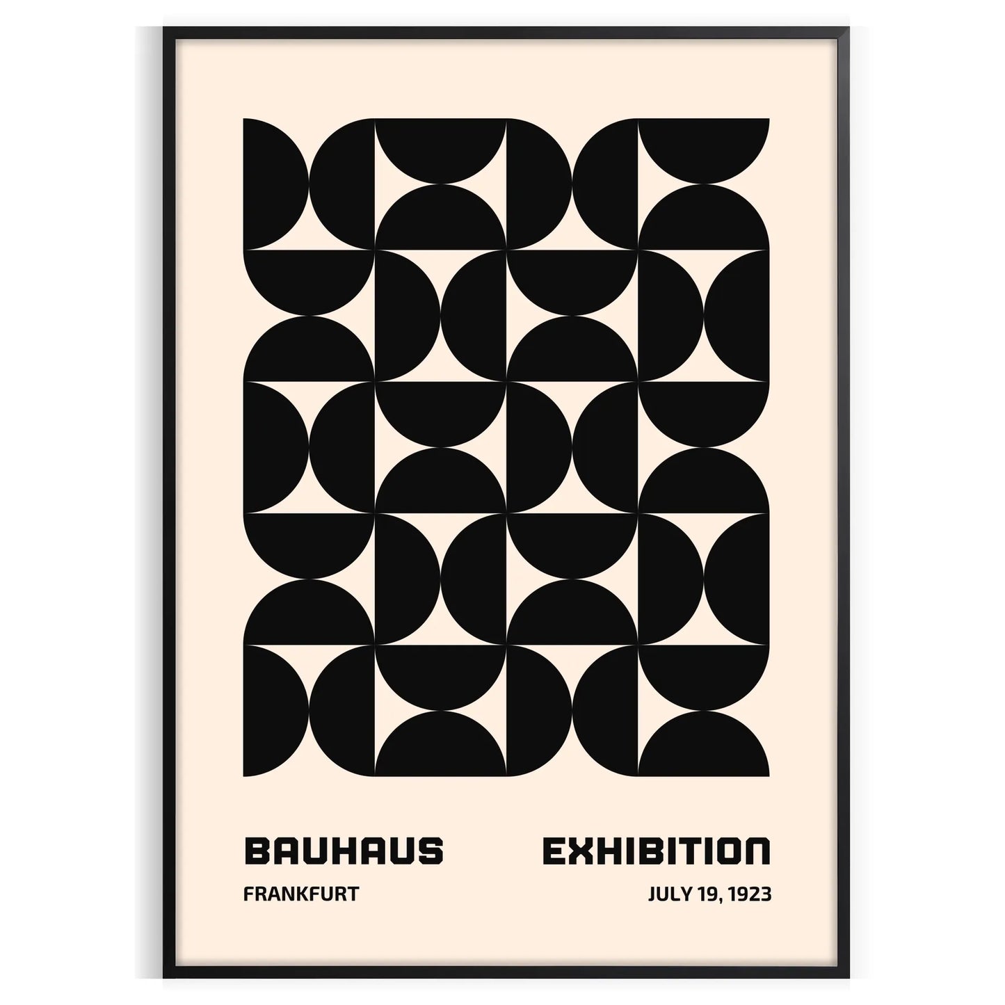 space stunning Bauhaus art poster perfect blend modern minimalist design artwork print essence iconic movement ideal wall piece thoughtful gift unframed options