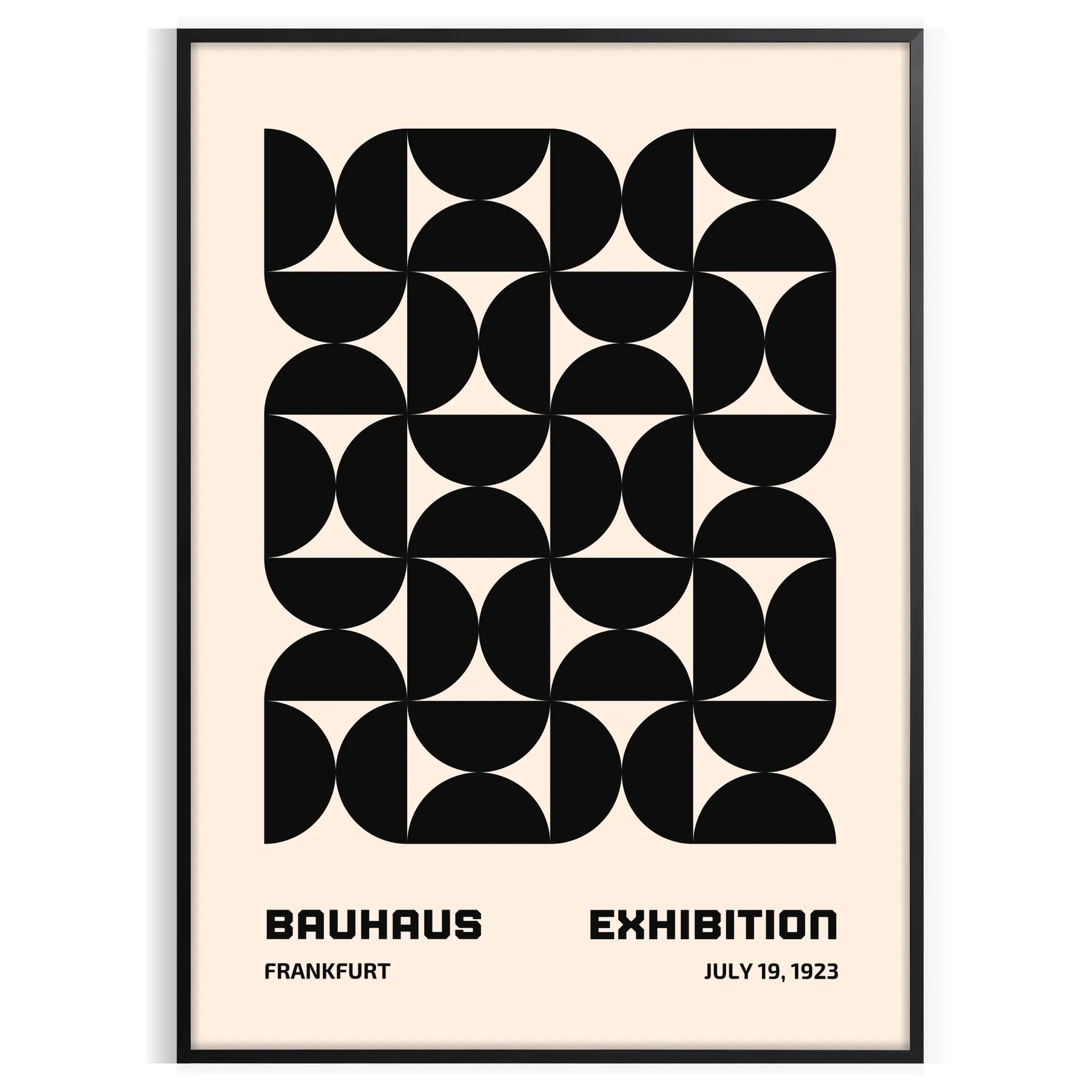 space stunning Bauhaus art poster perfect blend modern minimalist design artwork print essence iconic movement ideal wall piece thoughtful gift unframed options
