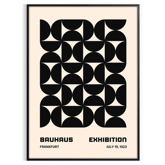 space stunning Bauhaus art poster perfect blend modern minimalist design artwork print essence iconic movement ideal wall piece thoughtful gift unframed options