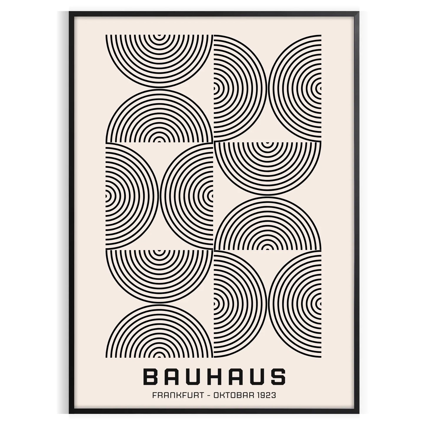 essence modern style Bauhaus art prints trendy gray black poster touch sophistication space perfect wall gift sizes A4 20×28 A0 decor today
