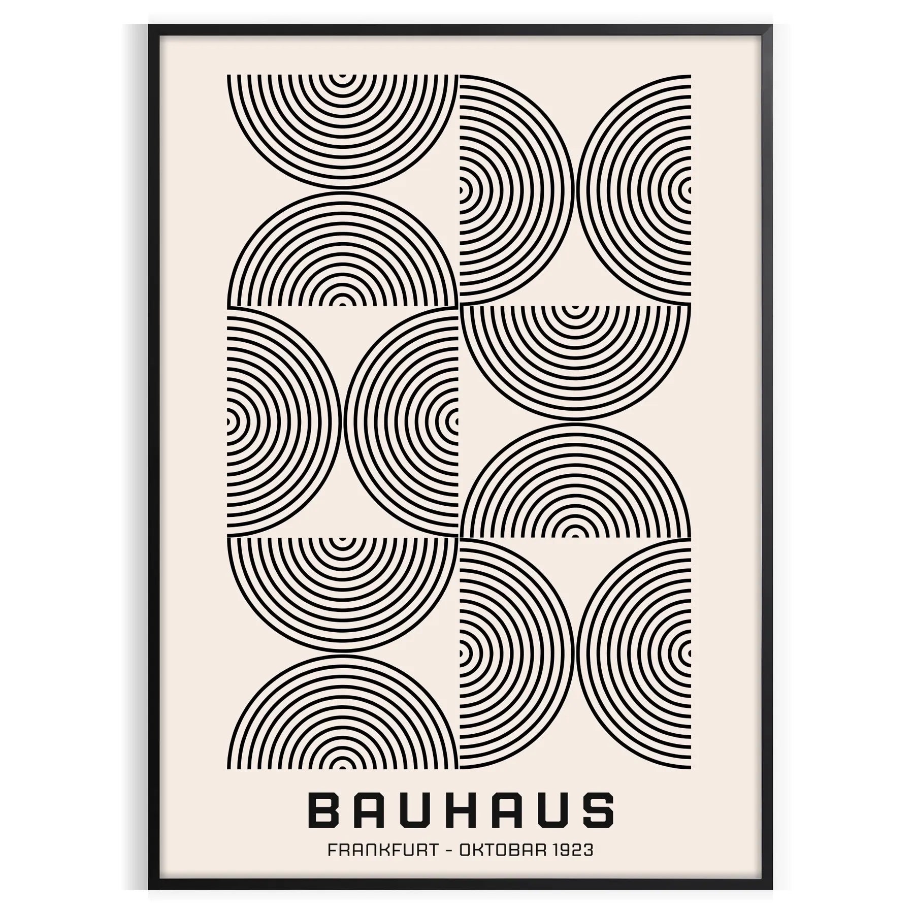 essence modern style Bauhaus art prints trendy gray black poster touch sophistication space perfect wall gift sizes A4 20×28 A0 decor today