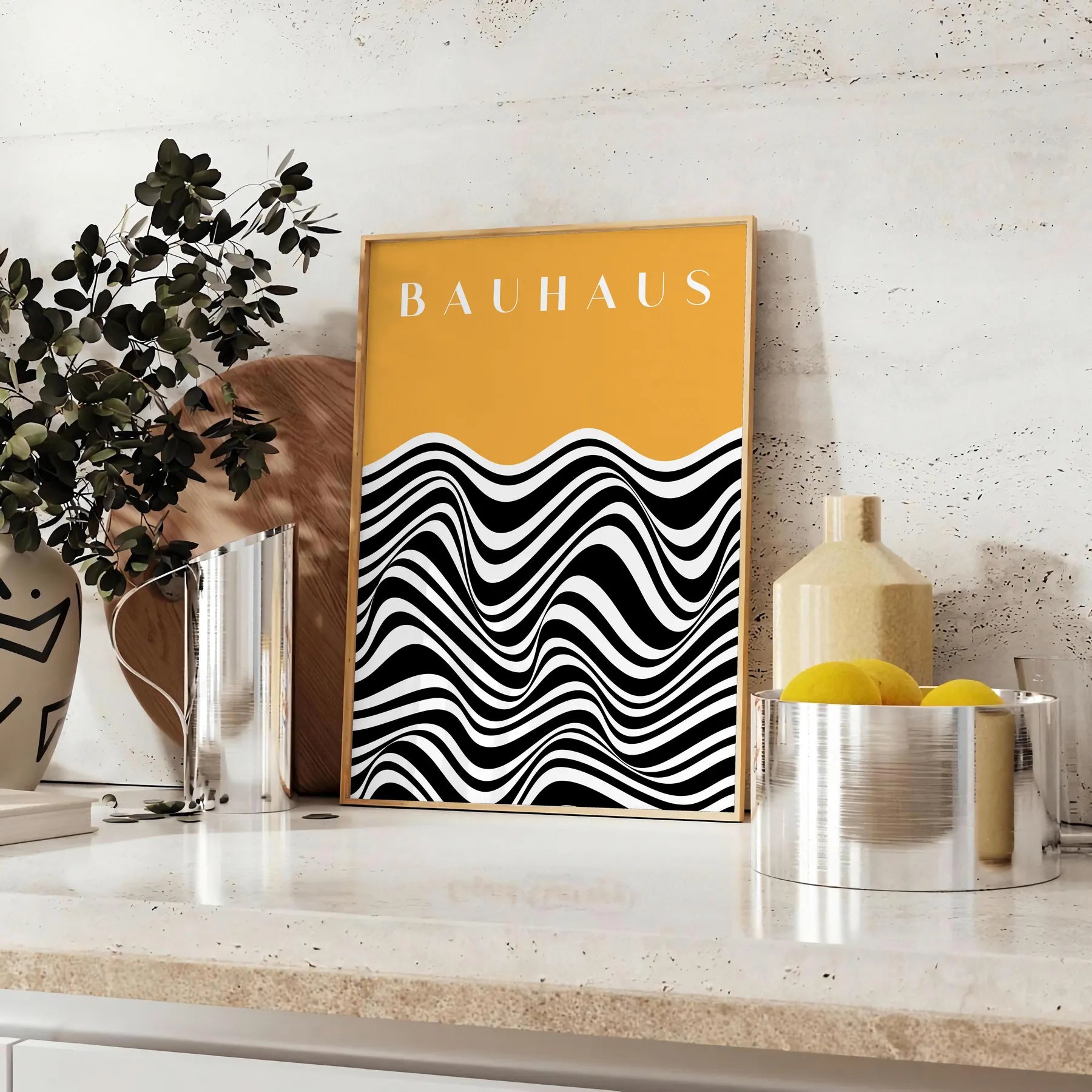 space stunning Bauhaus poster art captivating wall iconic aesthetic perfect artwork gift design lovers unframed prints style inspiring atmosphere