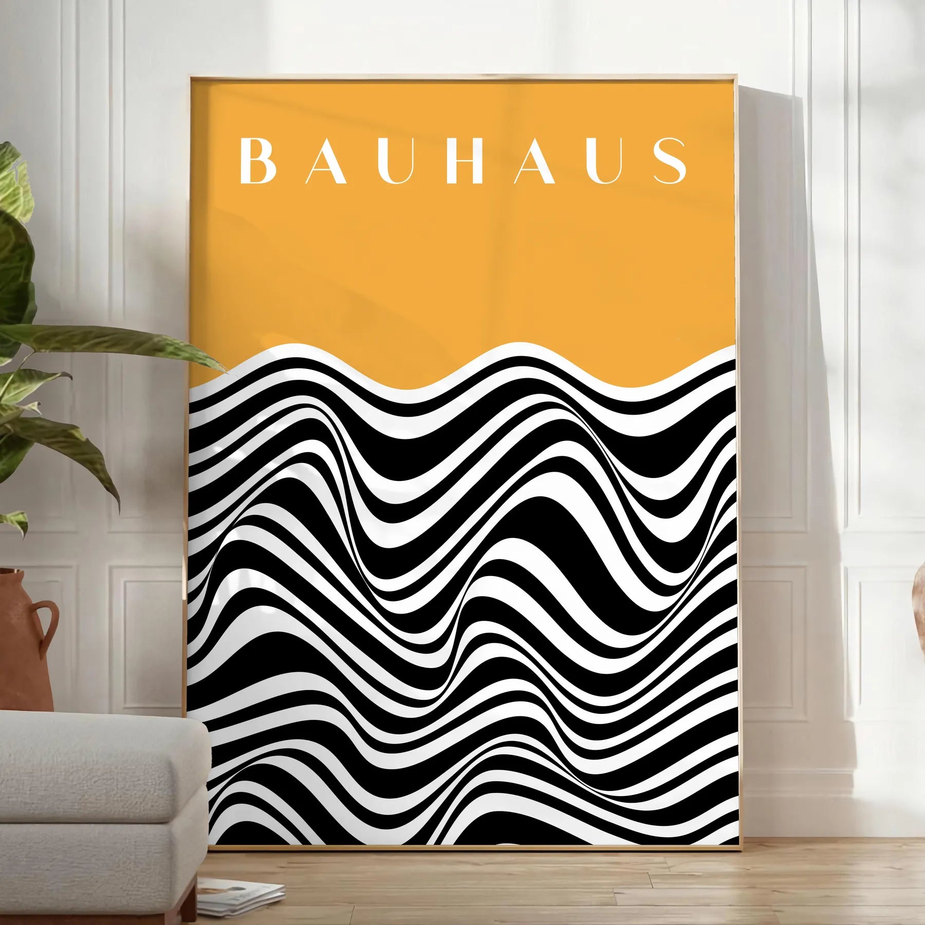 space stunning Bauhaus poster art captivating wall iconic aesthetic perfect artwork gift design lovers unframed prints style inspiring atmosphere
