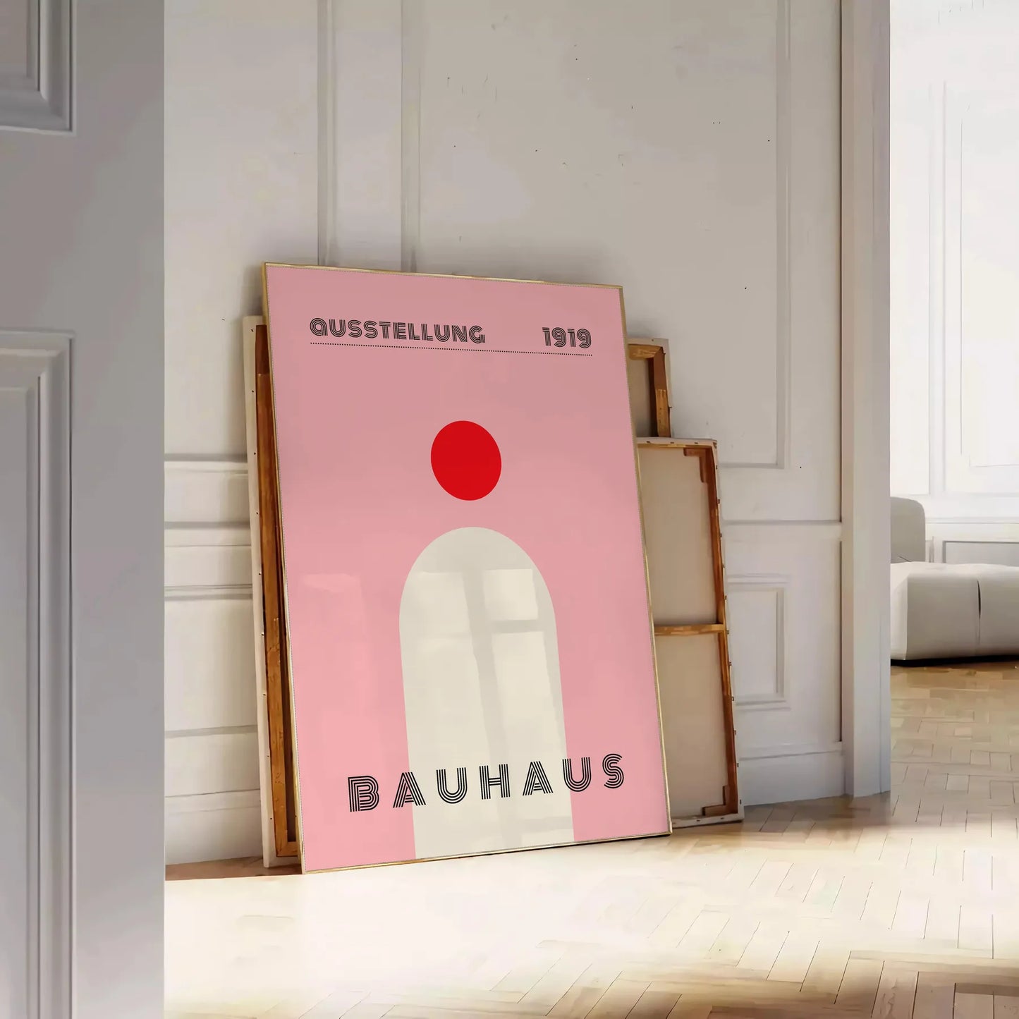 captivating Bauhaus Exhibition Poster perfect blend history modern design stunning piece wall art ideal gift enthusiasts space iconic artwork print stylish frame standalone