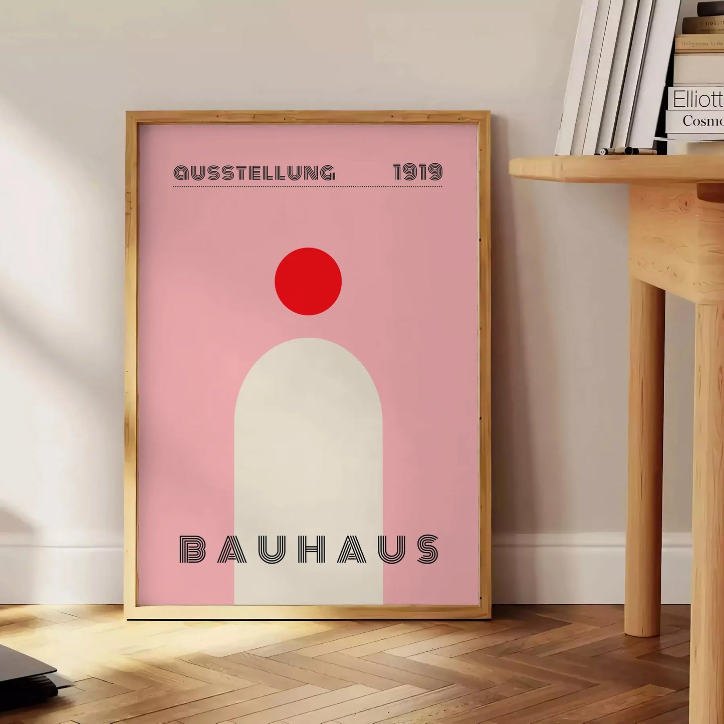 captivating Bauhaus Exhibition Poster perfect blend history modern design stunning piece wall art ideal gift enthusiasts space iconic artwork print stylish frame standalone