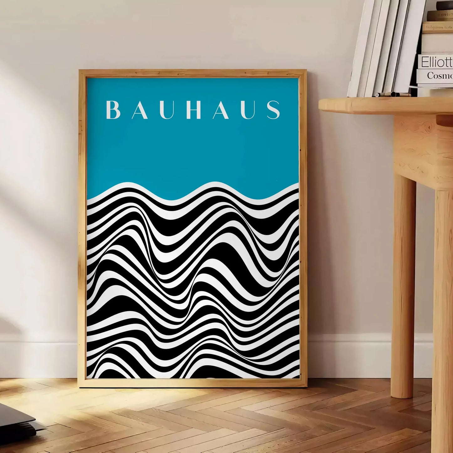 space Bauhaus vintage poster timeless piece wall art essence iconic design captivating print ideal gift lovers room sizes available A4 cm A0