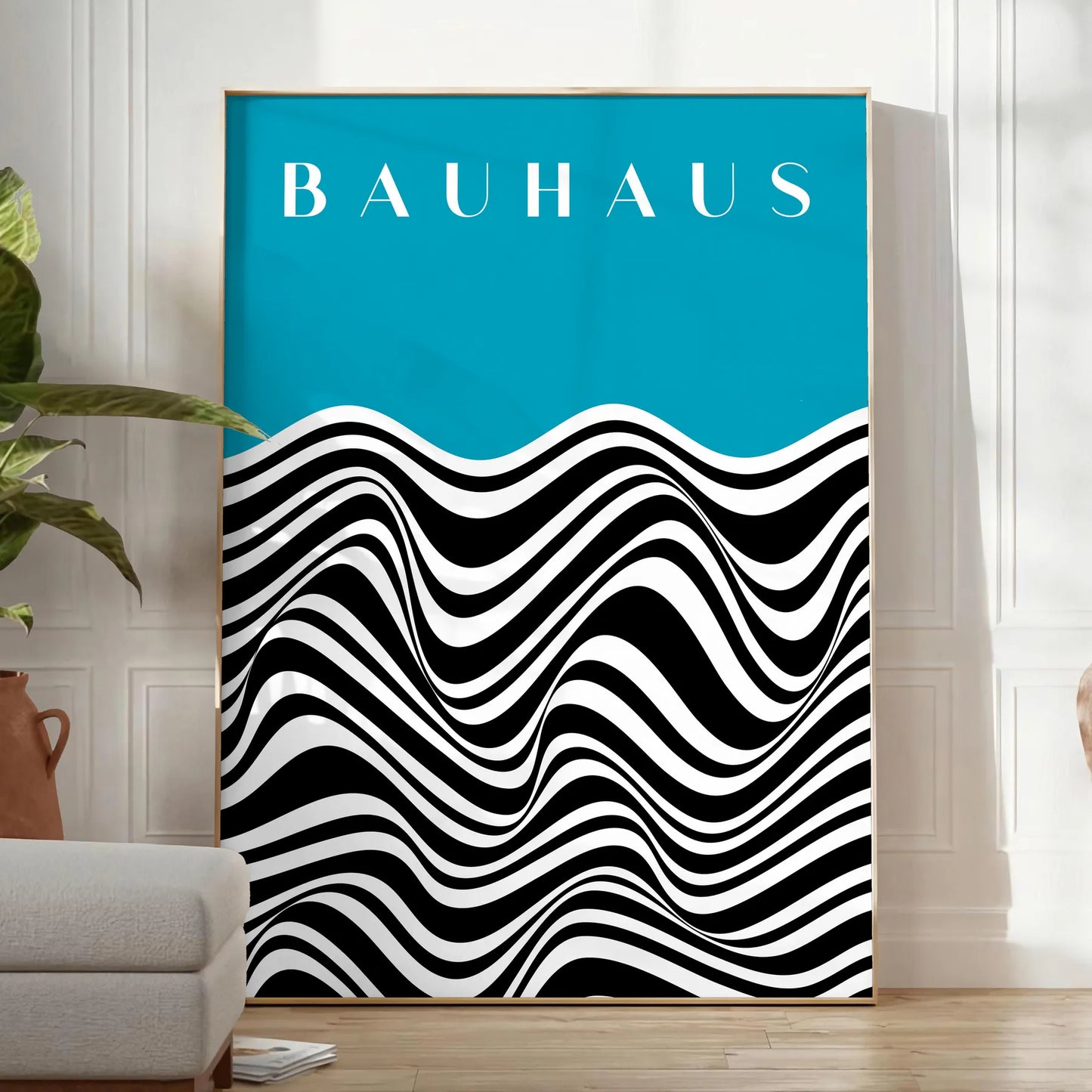 space Bauhaus vintage poster timeless piece wall art essence iconic design captivating print ideal gift lovers room sizes available A4 cm A0