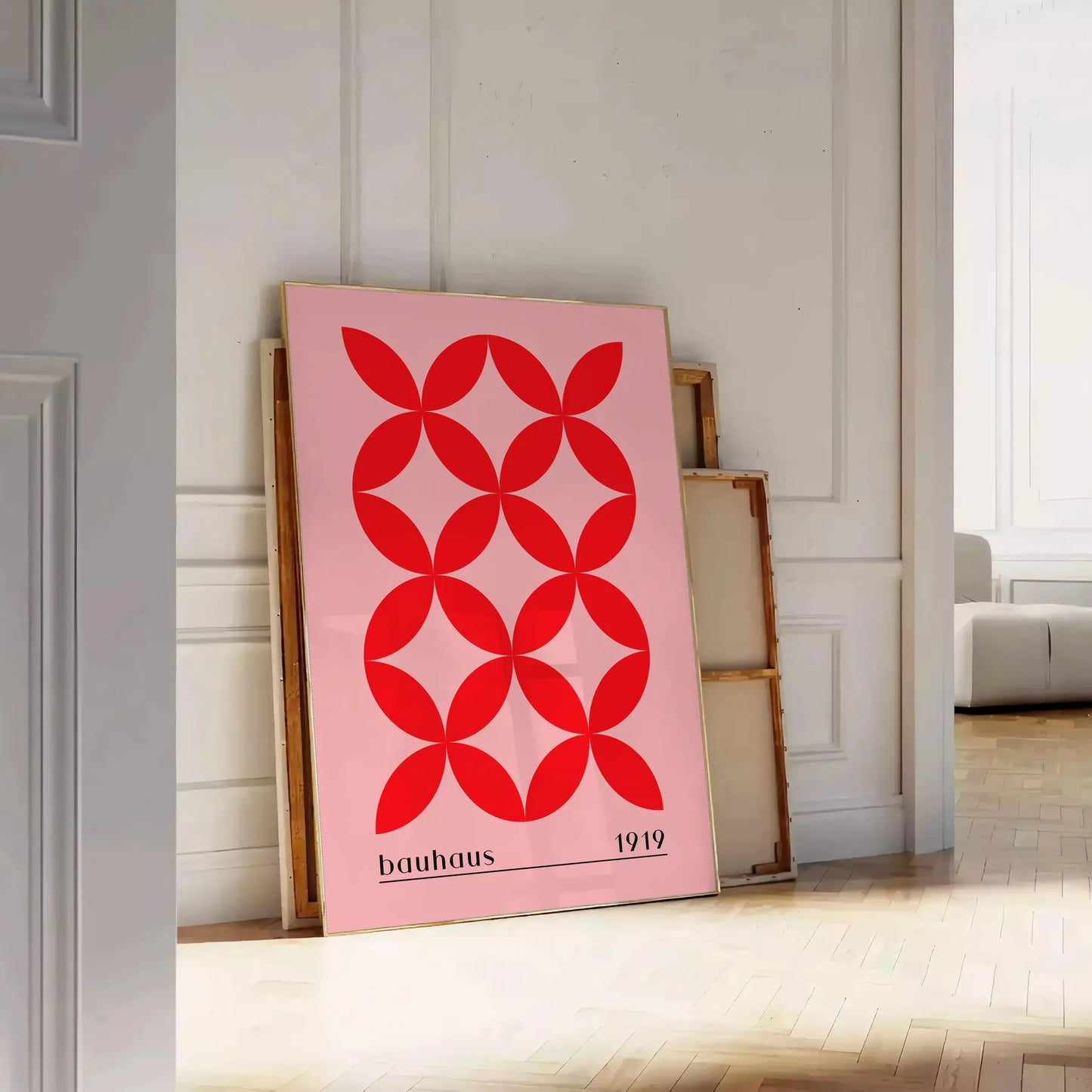 space Bauhaus prints essence modernist art vibrant poster perfect wall piece unique gift unframed version best style