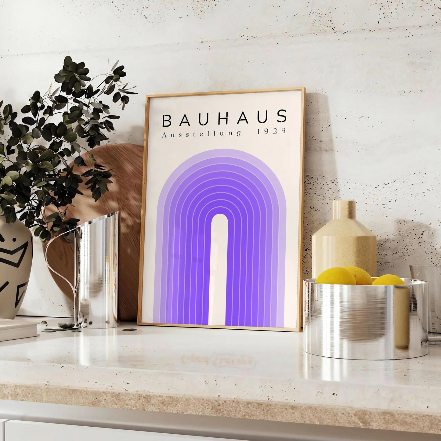 space stunning Bauhaus poster design perfect fusion style functionality artwork essence ideal wall art unique gift timeless addition decor