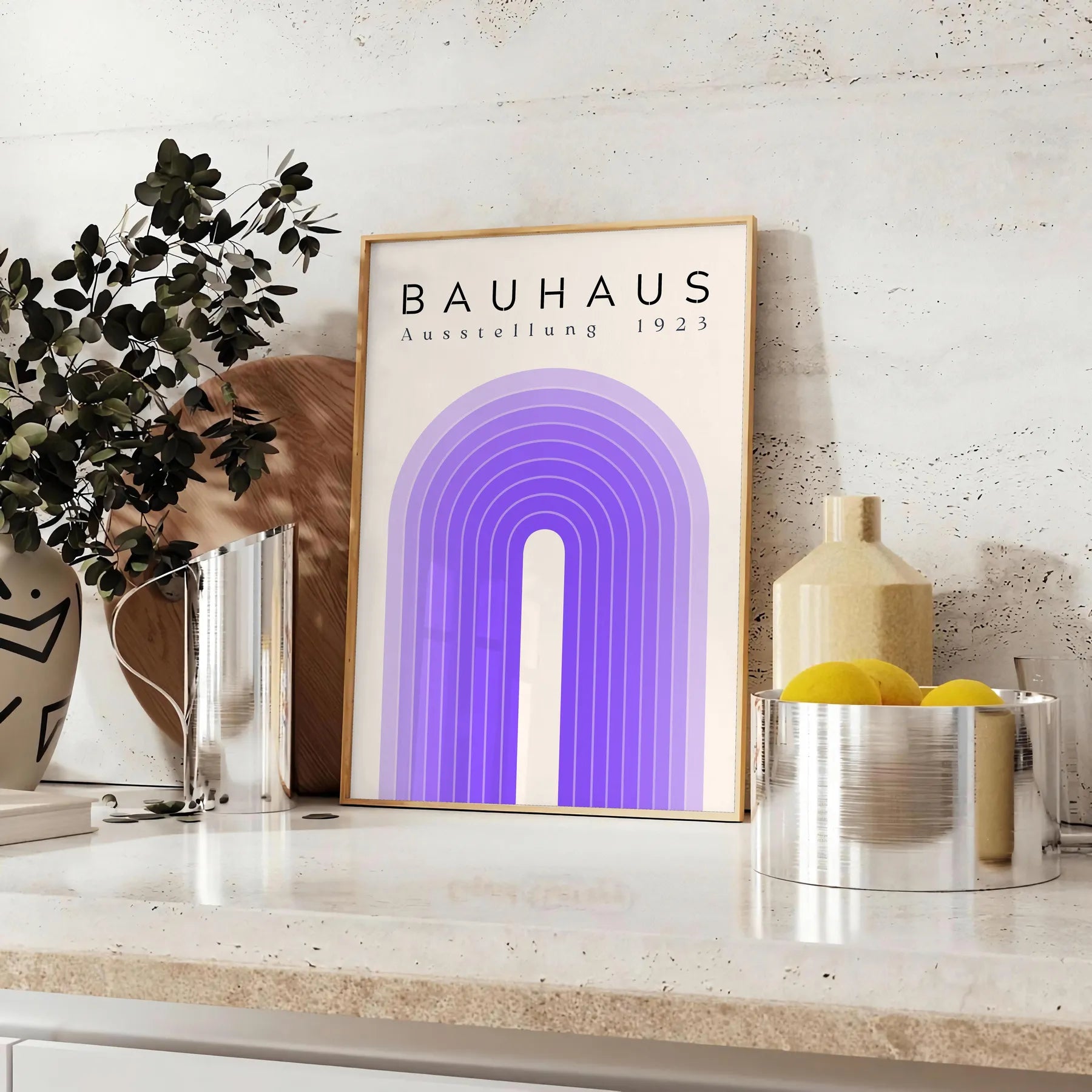 space stunning Bauhaus poster design perfect fusion style functionality artwork essence ideal wall art unique gift timeless addition decor