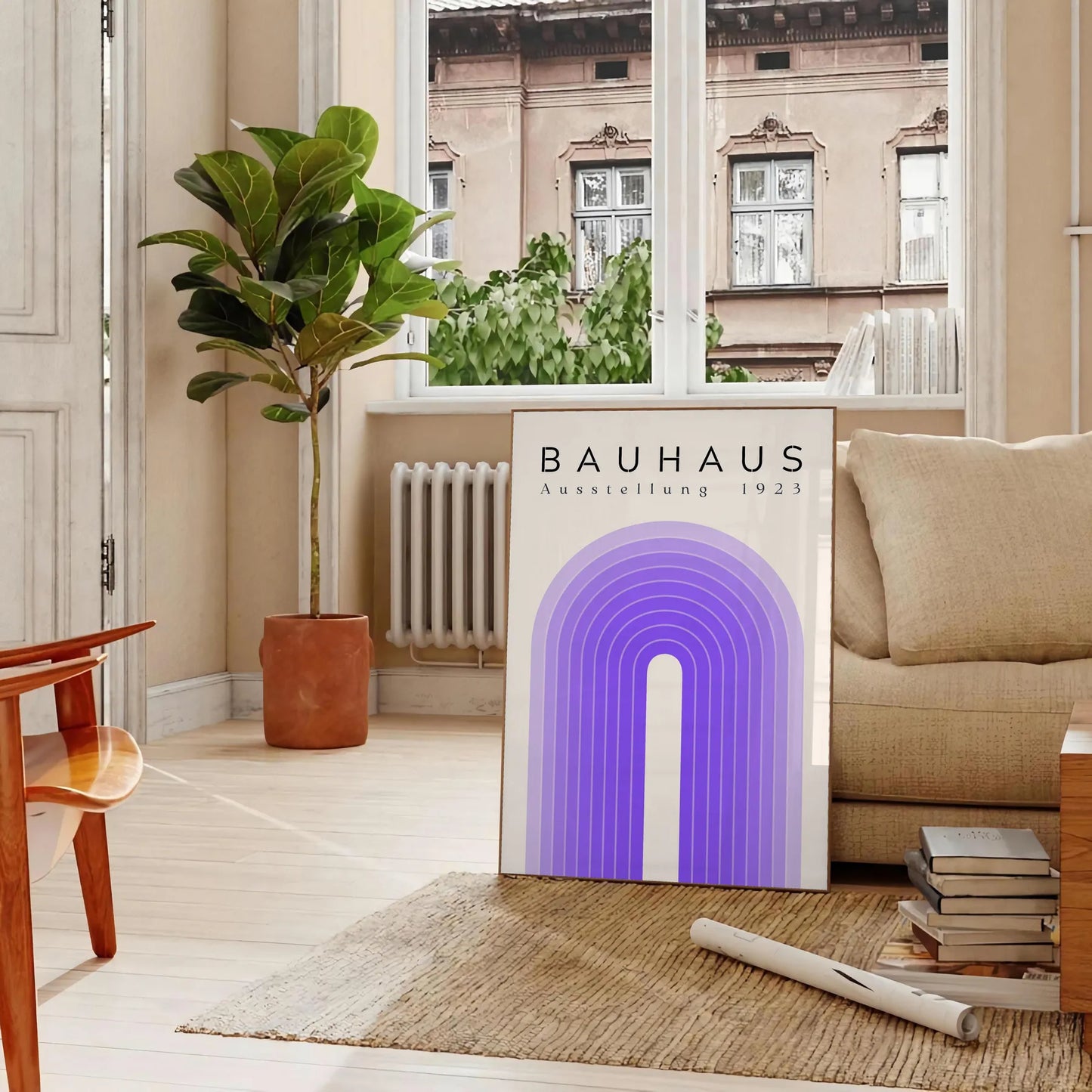 space stunning Bauhaus poster design perfect fusion style functionality artwork essence ideal wall art unique gift timeless addition decor