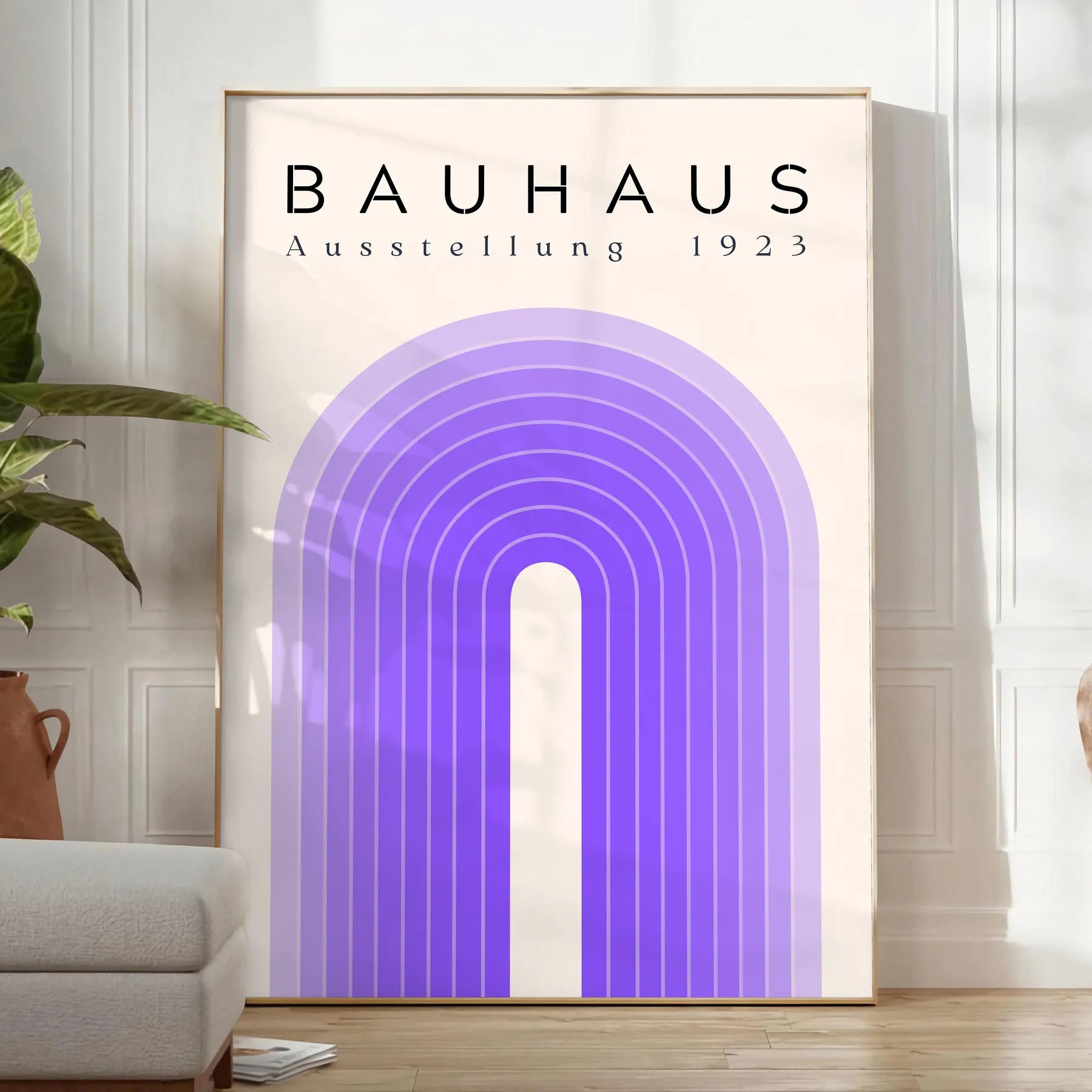 space stunning Bauhaus poster design perfect fusion style functionality artwork essence ideal wall art unique gift timeless addition decor