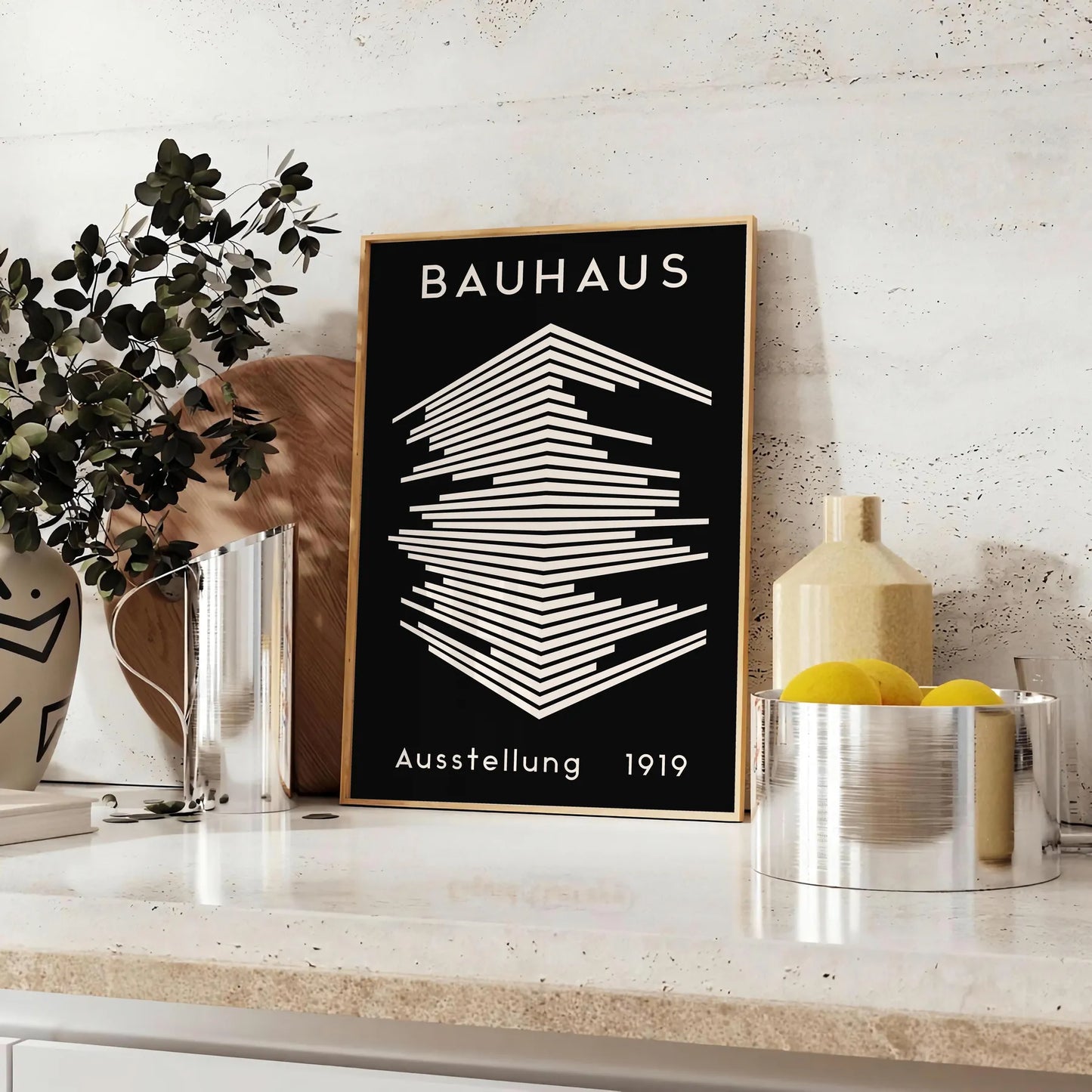 space Bauhaus art prints perfect blend style history stunning artwork poster ideal gift lovers wall decor unframed option aesthetic