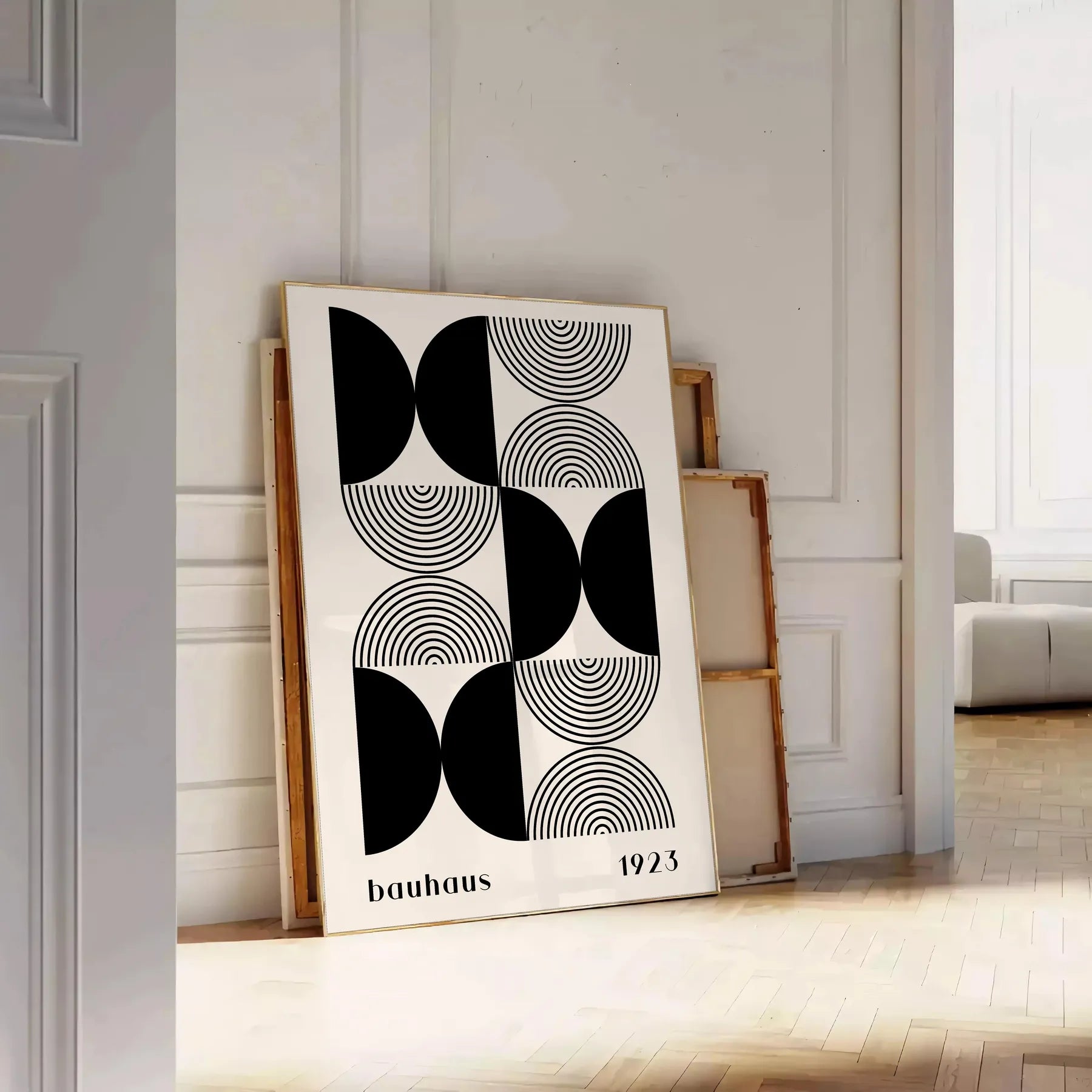 space trendy Bauhaus prints essence modernist art stunning poster perfect gift lovers room gallery contemporary wall sizes A4