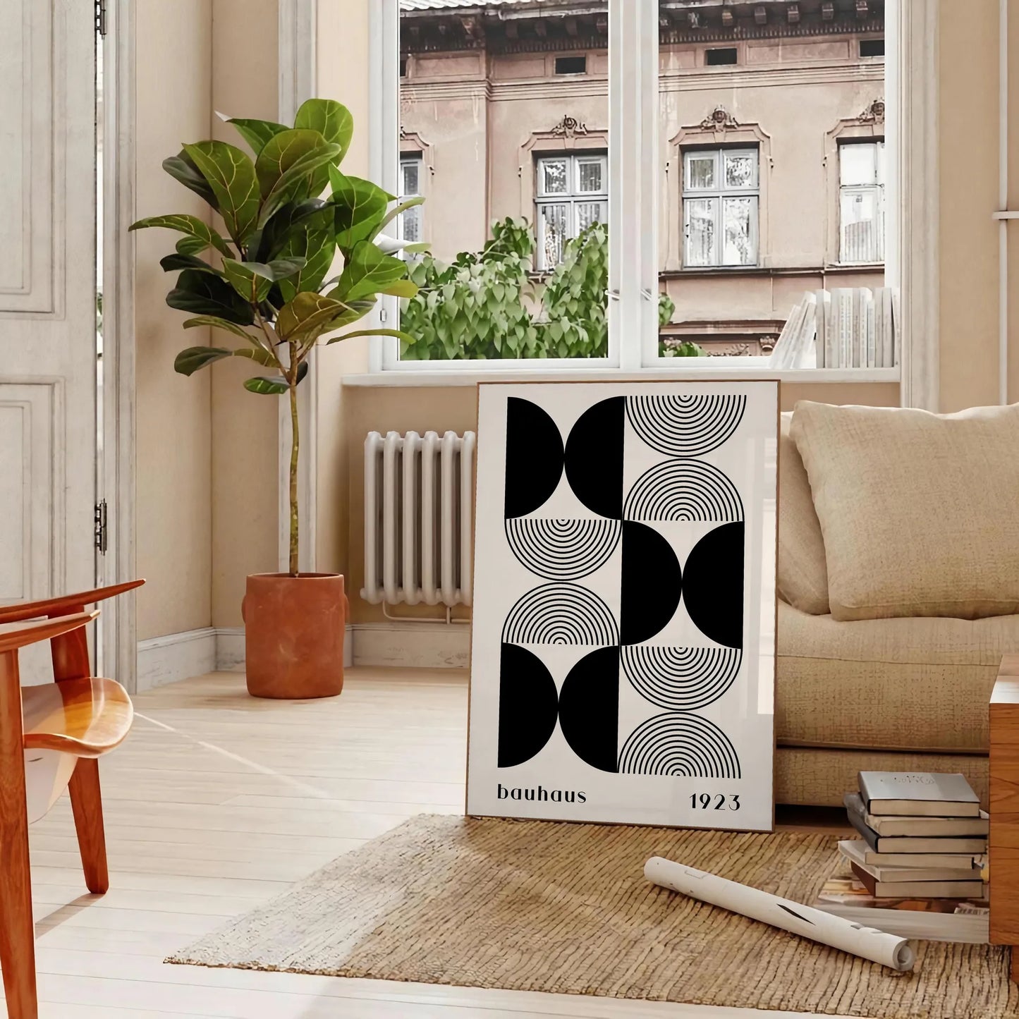 space trendy Bauhaus prints essence modernist art stunning poster perfect gift lovers room gallery contemporary wall sizes A4