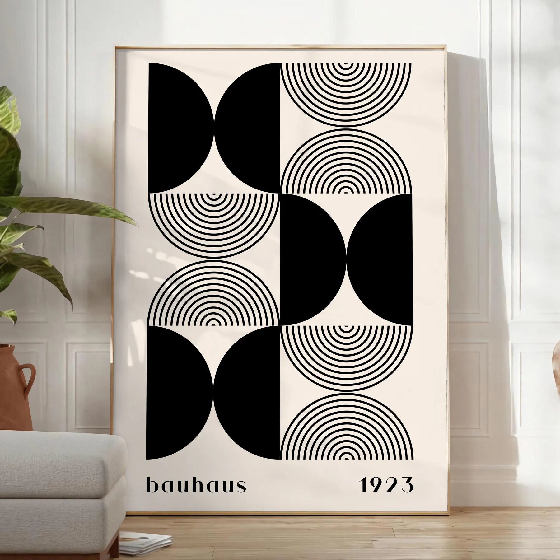 space trendy Bauhaus prints essence modernist art stunning poster perfect gift lovers room gallery contemporary wall sizes A4