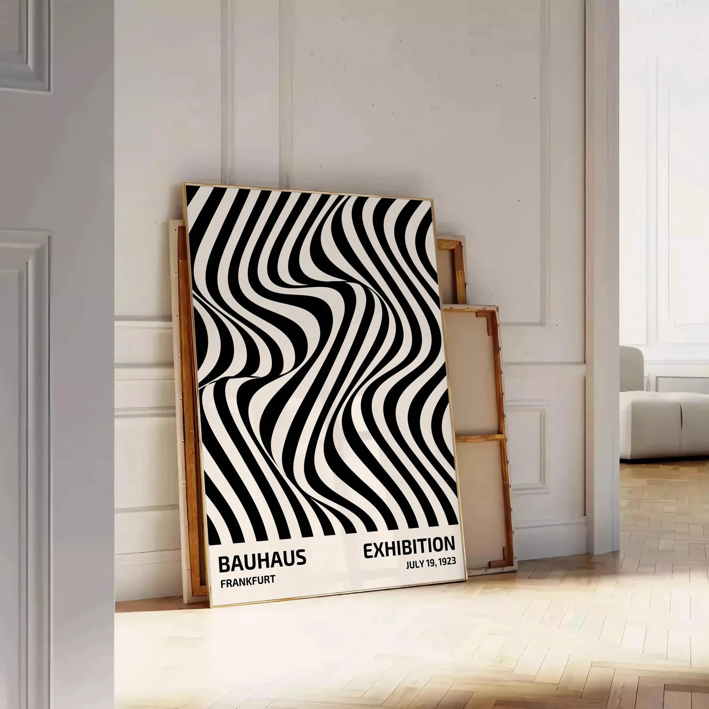 allure Bauhaus poster art trendy wall piece unique gift stylish addition home decor artwork modern design timeless elegance unframed options