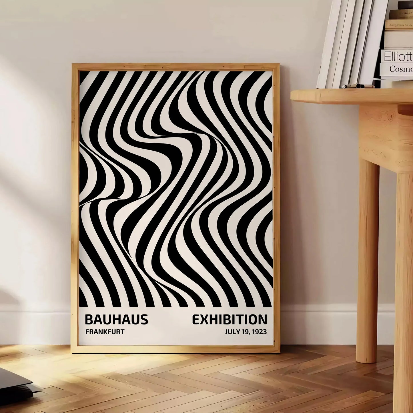 allure Bauhaus poster art trendy wall piece unique gift stylish addition home decor artwork modern design timeless elegance unframed options