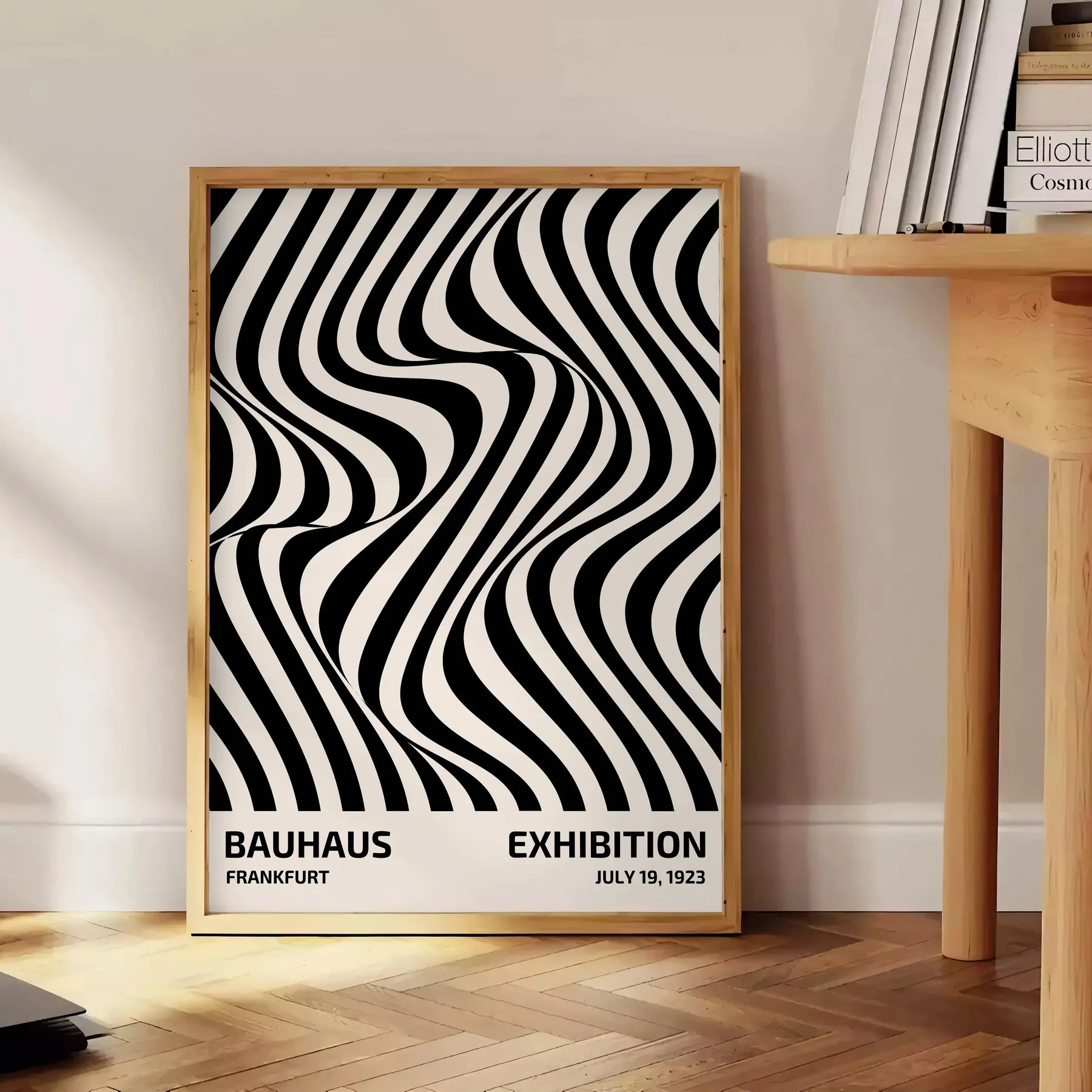 allure Bauhaus poster art trendy wall piece unique gift stylish addition home decor artwork modern design timeless elegance unframed options