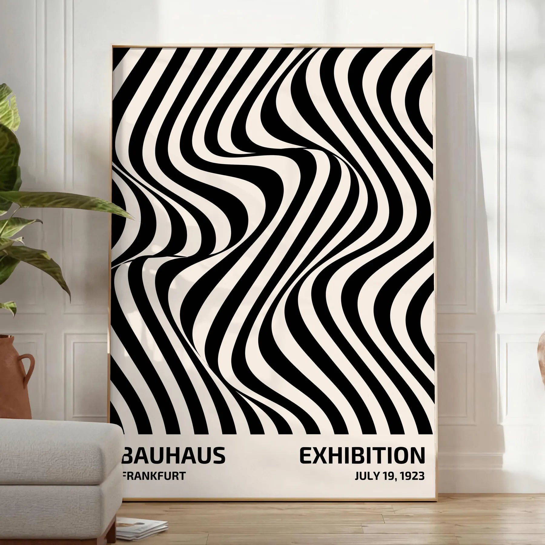 allure Bauhaus poster art trendy wall piece unique gift stylish addition home decor artwork modern design timeless elegance unframed options