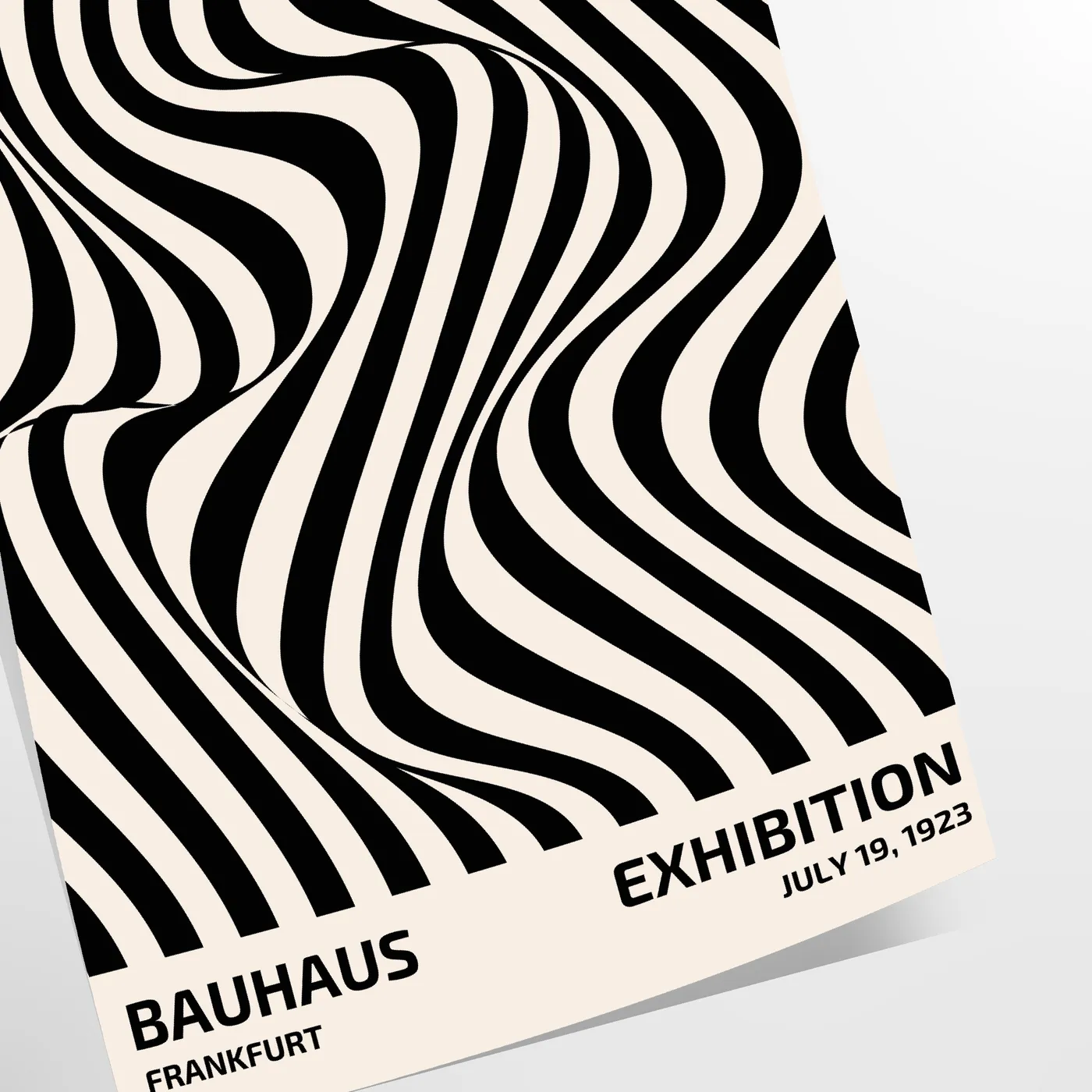 allure Bauhaus poster art trendy wall piece unique gift stylish addition home decor artwork modern design timeless elegance unframed options