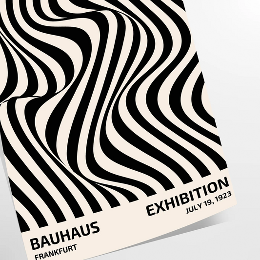 allure Bauhaus poster art trendy wall piece unique gift stylish addition home decor artwork modern design timeless elegance unframed options